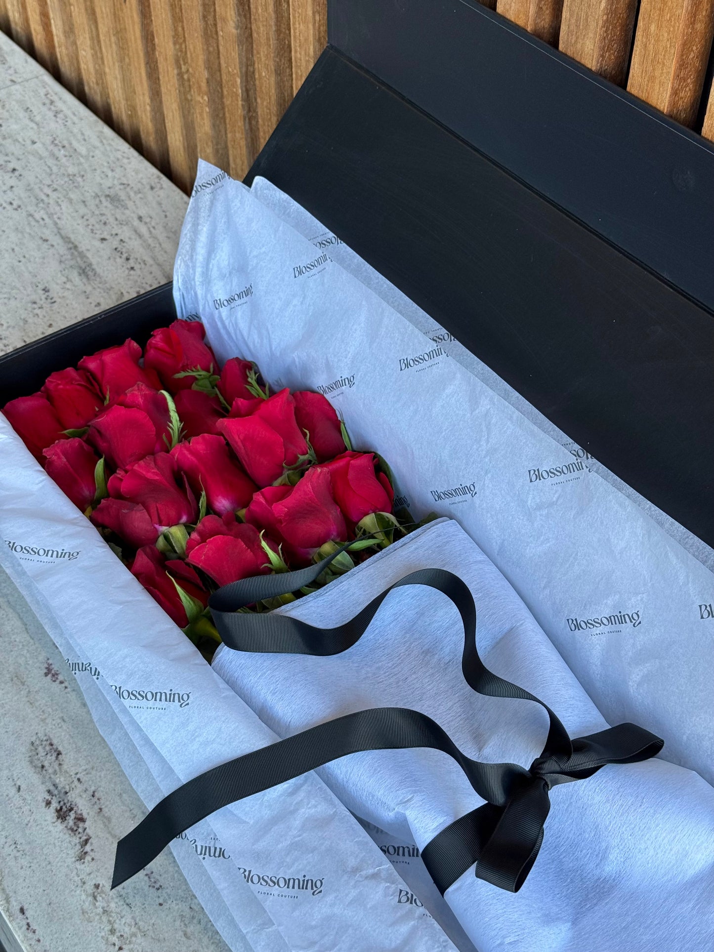 deluxe rose box