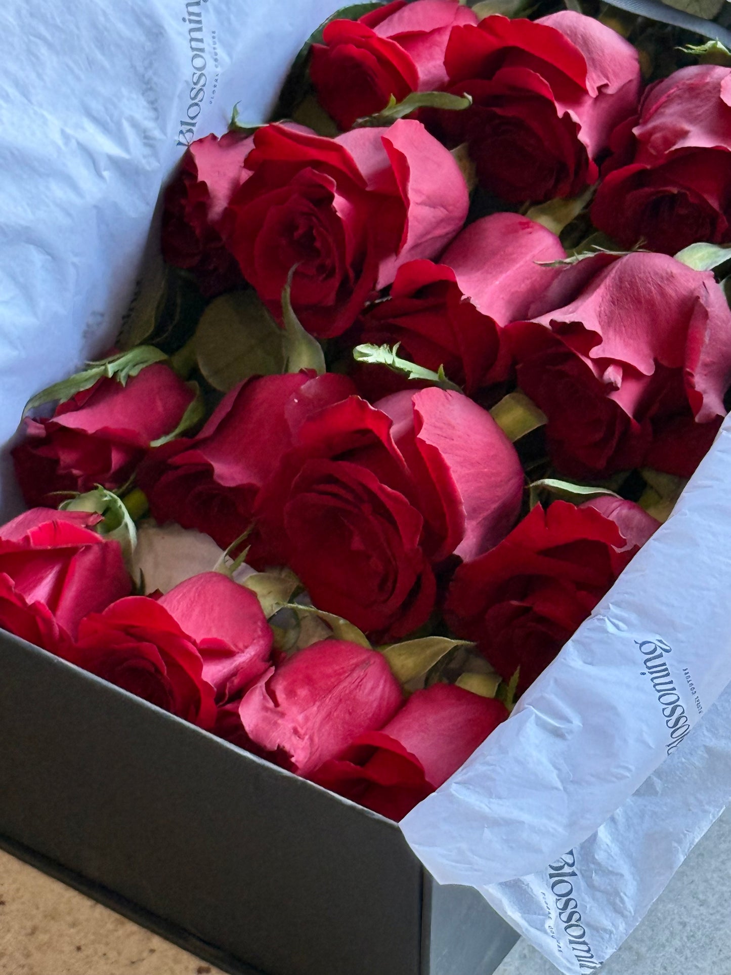 deluxe rose box