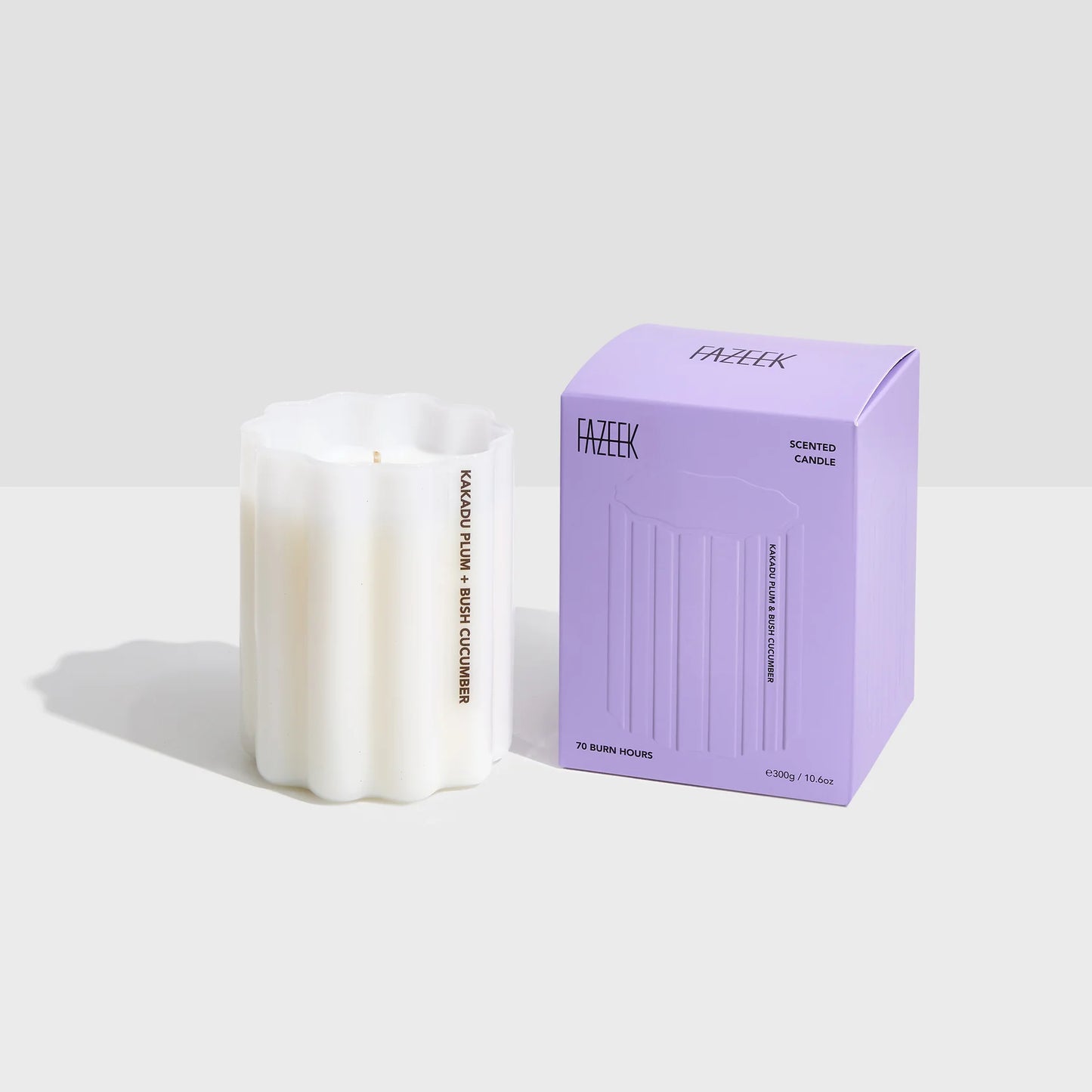 wave candle - kakadu plum + bush cucumber